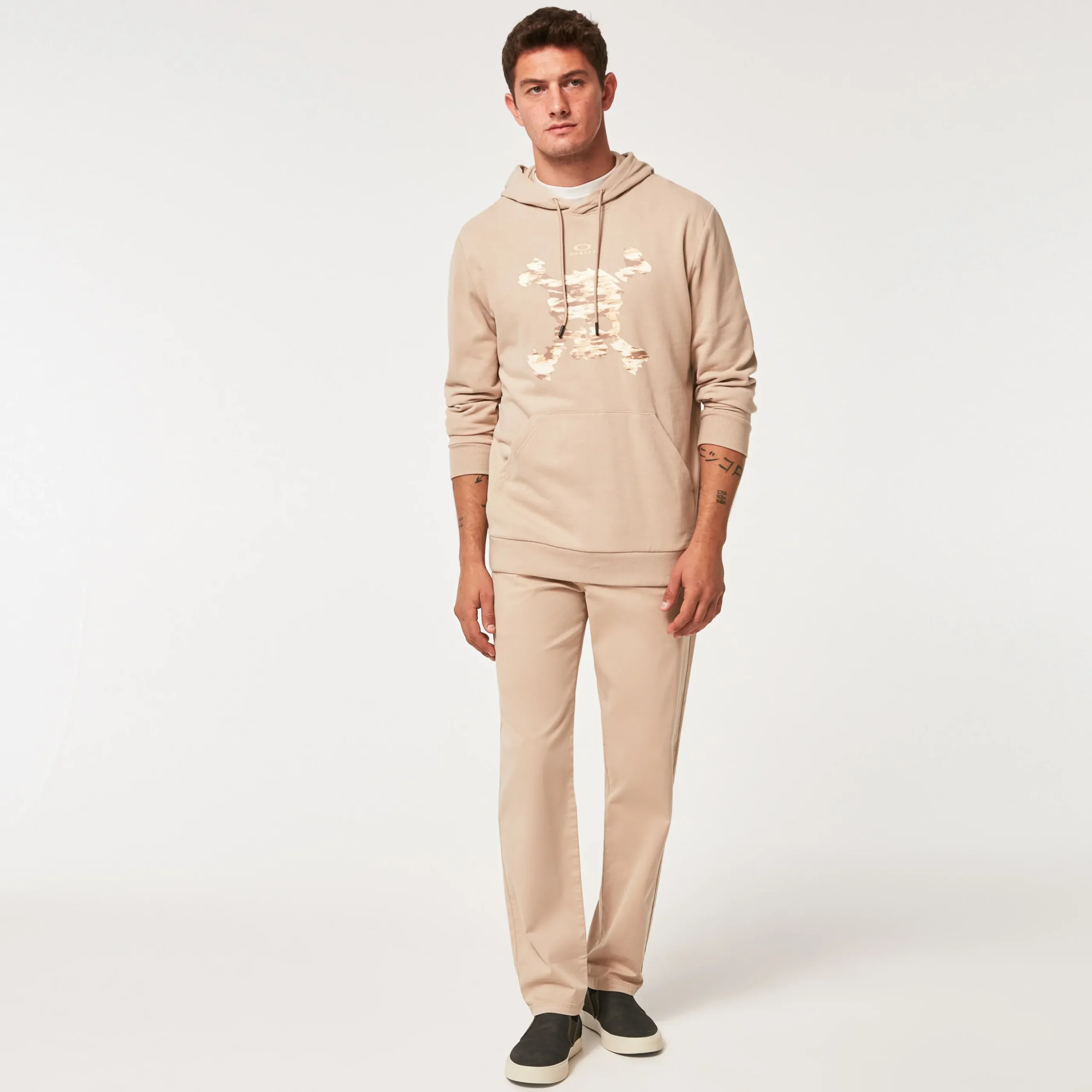 Camo Skull Pullover Hoodie<Oakley Cheap