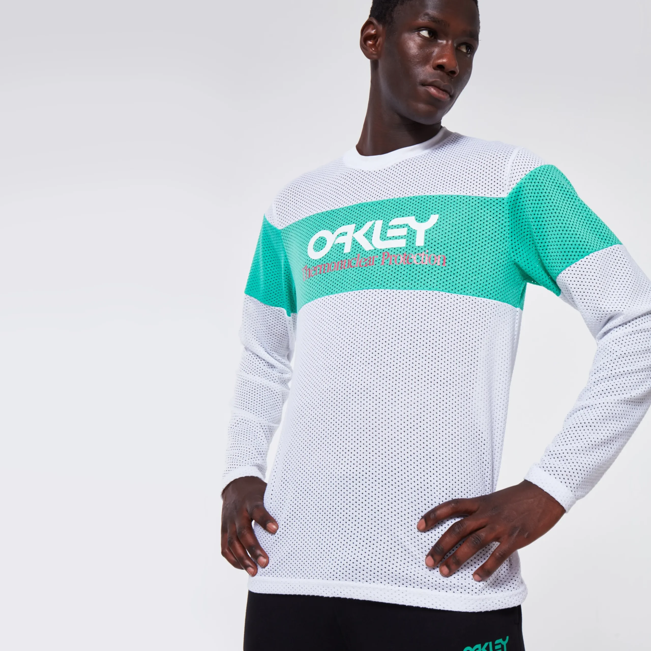 Tnp Fiery Stripe Ls Tee<Oakley Cheap