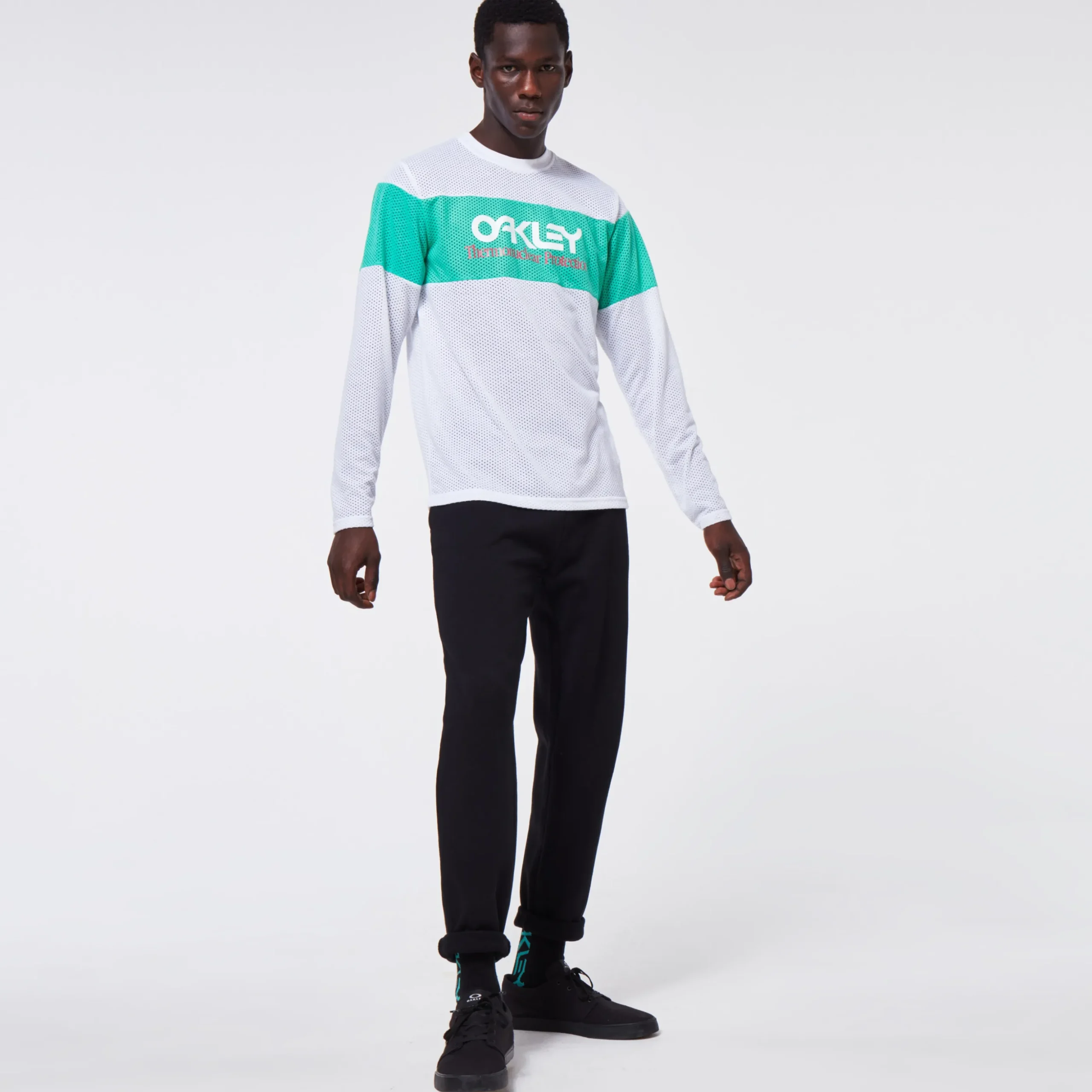 Tnp Fiery Stripe Ls Tee<Oakley Cheap