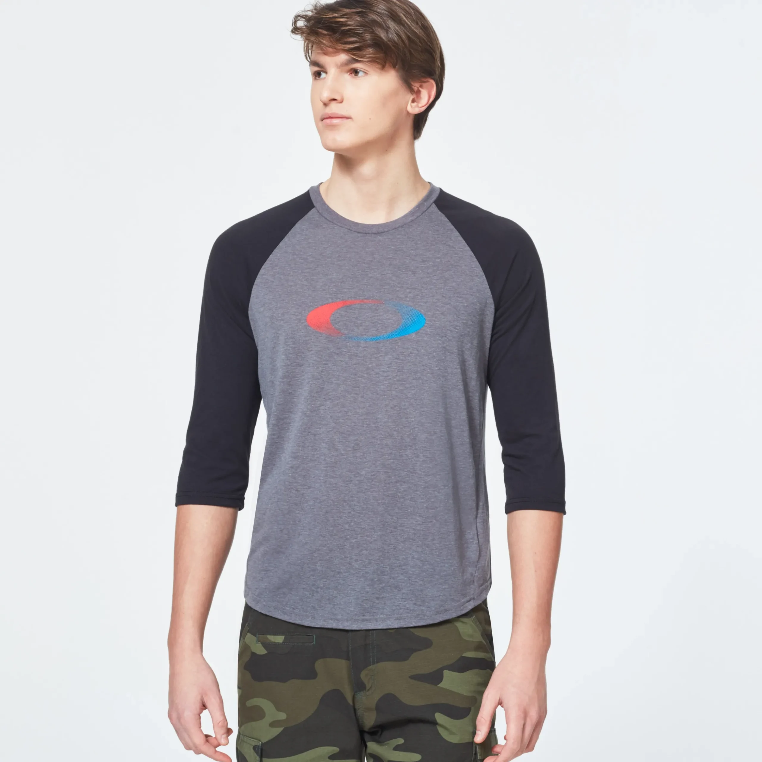 Usa Gradient Ellipse 3/4 Tee<Oakley Outlet